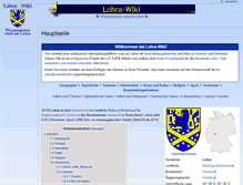 Tablet Screenshot of lohra-wiki.de